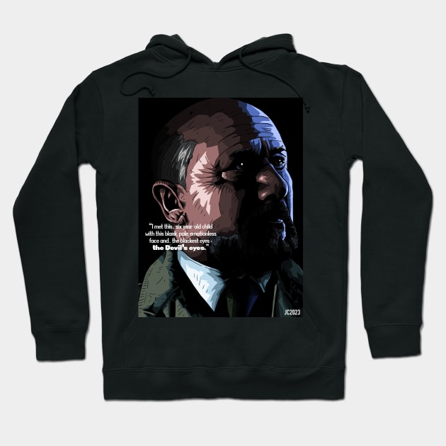 Halloween "Simply Evil" Dr. Loomis portrait (digital) Hoodie by StagArtStudios